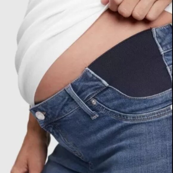 GAP Denim - Gap Maternity Inset Panel Favorite Jegging Medium Indigo Denim Jeans